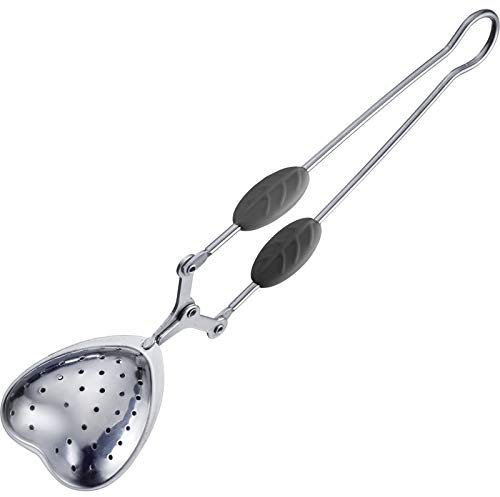 Westmark Cuillère à café en Forme de cœur avec poignées en Silicone, Teatime, Acier Inoxydable 18/8 et Silicone, Longueur 17,5 cm, 15812270