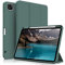 ZOYU Case for 11 inch iPad Pro 4th/3rd Generation 2022/2021, Trifold Stand Protective Case with Pencil Holder, Auto Sleep/Wake, Soft Slim TPU Back Cover, for iPad 11 Pro -Dark Green
