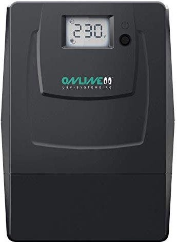 Online USV-Systeme YUNTO Smile 800 - Mini-Online USV-Systeme Anlage 800 VA 480 W YS800 Schwarz