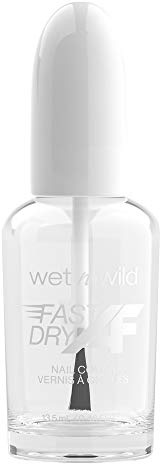 Wet n Wild Fast Dry AF Long Lasting Nail Polish, Clear, X-Ray Vision, 0.3 Milliliters