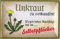 Geschenkeparadies 24 Blechschild Unkraut Selbstpflücker