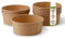 BIOZOYG Cuenco cartón kraft 650ml I 50 pzas. cuencos sopa compostables cartón Kraft-ensaladera revestimiento interior de PLA I Platos para llevar sin plástico I cartón marrón 50 piezas