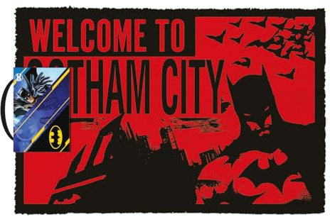 Pyramid International Fußmatte Batman (rot – Welcome to Gotham)