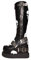 LAMODA Conjure, Stivali Alti al Ginocchio Donna, Black PU Skull, 36 EU