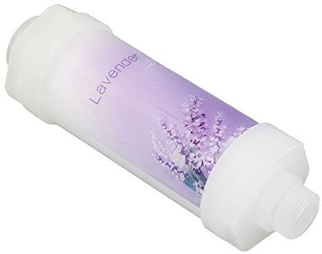 Filtre de douche de salle de bain, facile à installer le filtre à eau sur la pomme de douche. Lavande