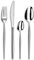 Amefa Soprano Cutlery Set | Cutlery 24 Pieces | Stainless Steel Highly Polished | Silver | 24-Piece Cutlery Set for 6 People