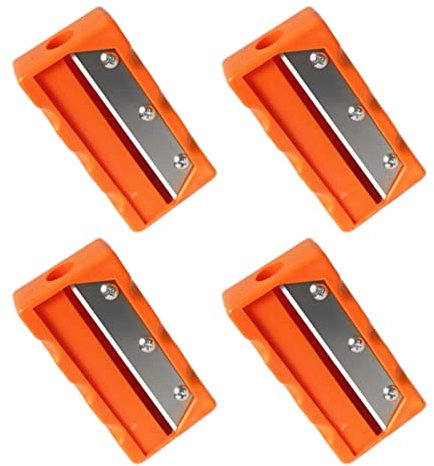 4 Pcs Fruit Peelers Carrot Cucumber Spiral Curler Pencil Sharpener Type Cucumber Peelers for Fruits and Vegetable (Random Color)