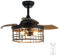 Cecotec Ventilador de Techo con Luz EnergySilence Aero 3600 Invisible Metallic Style, Motor DC 25W, Luz LED, 3 aspas retráctiles, 36 pulgadas, Mando, 3 velocidades, temporizador, winter/summer