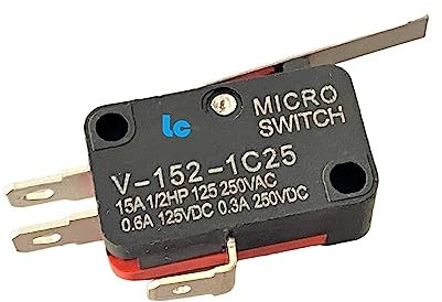 Micro Interruptor - Sensor Final De Carrera - 15A - 250V - Bolsa De 2 Unidades - Micro Switch - M028 (x2)