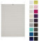 Rettika® Plissee mit Bohren, Breite: 120 cm, Höhe: 120 cm, Hellgrau, Fensterrollo Sonnenschutz, Plisseerollo innen, Rollo für Fenster mit Bohren