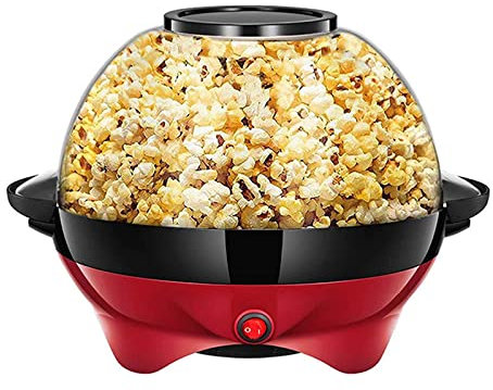 Máquina para Hacer Palomitas De Maíz para Microondas Grande, Máquina para Hacer Palomitas De Maíz con Agitación Automática De 24 Tazas Y 6 Cuartos, Recipiente Plegable De Almacenamiento Conveniente C