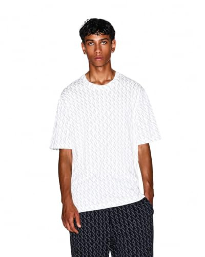 Armani Exchange Herren Allover Logo Tee T-Shirt