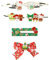 Hello Kitty & Friends Lot de 6 pinces à cheveux de Noël