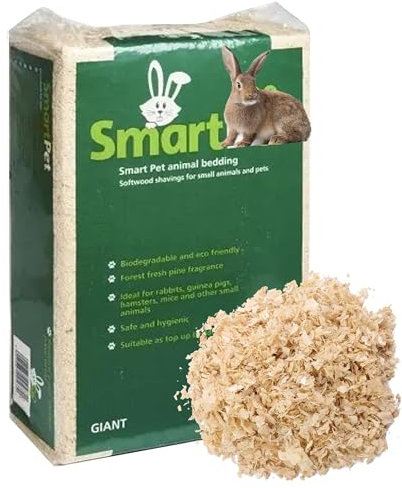 Pluto Packaging Super Absorbent Wood Shavings For Pet Bedding Perfect For Small Animals Rabbits & Hamsters (4 KG, 1 Bag)