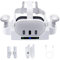 Mcbazel Stazione di Ricarica VR per Quest 3, Supporto da Parete per Controller e Visore VR, Dock di Ricarica con Indicatore di Ricarica, Batteria Ricaricabile e Cavo di Ricarica Type-C per Quest 3