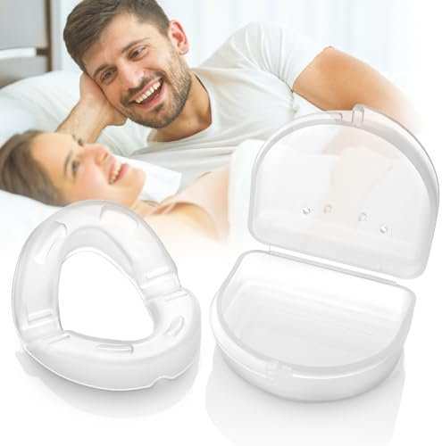 AIOUTGOGO Schnarchschiene Schnarchen Stopper Anti Schnarch Mouth Guard Effektive gegen Schnarchen für männer und frauen Anti Snoring Stopper Mouthpiece Schnarchen Reduzieren Besser Schlafen