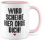 Abschiedsgeschenk Kollege Tasse mit Spruch – Geschenk Wird Scheiße hier ohne dich! – Kaffeetasse 330ml aus Keramik – Büro Kollegen Abschied Humor Kaffee-Becher