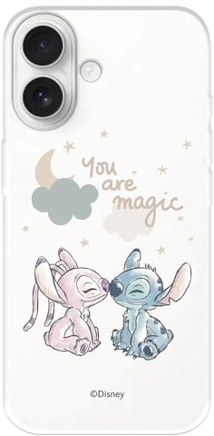 Schutzhülle für iPhone 17, offizielles Disney-Produkt, Lilo & Stitch | Lilo & Stitch Hülle, offizielle Lilo & Stitch-Schutzhülle, Disney-iPhone-Hülle, Disney-Lizenz-Hülle.