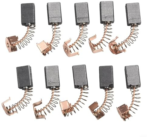 10Pcs Carbon Brush Replacement Set For Black Decker Angle Grinder G720 5x8x12mm Spare Parts For Motor Maintenance Power Tool Repair Accessories