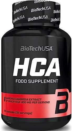 BioTechUSA HCA | Estratto di Garcinia Cambogia in capsule | 600 mg di HCA per porzione | Senza stimolanti | Gestione naturale del peso, 100 capsule