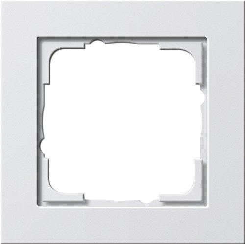 GIRA Serie Standard 55 - reinweiß glänzend Rahmen 1f reinweiß E2