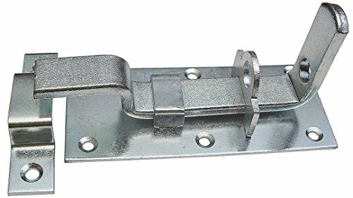 Türschloßriegel Türriegel Schubriegel (1, 100 Gekröpft Weiss)