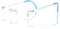 Switch It Brille Rahmen - 552, Metallic Blue