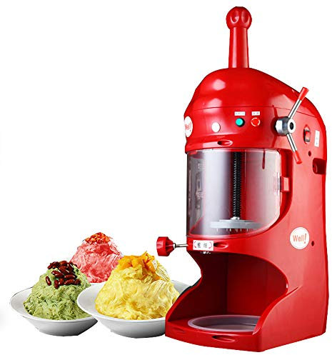 CGOLDENWALL Broyeur à glace professionnel 300 W, rouge