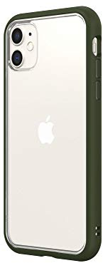 RHINOSHIELD Modular Case compatible with [iPhone 11 Pro Max] | Mod NX - Customizable Shock Absorbent Heavy Duty Protective Cover - Camo Green