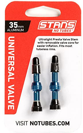 Stan's NoTubes Unisex – Erwachsene Ventil-03300662 Ventil, Blau, 35 mm