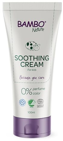 Bambo Nature Beruhigende Creme für Babys – 6x100ml| Feuchtigkeitscreme für Windelausschlag & trockene Haut | Barriere-Salbe für empfindliche Haut | Dermatologisch getestet