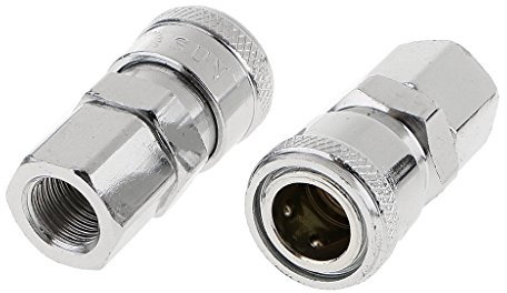 SF20-1/4 BSP Innengewinde Schnellkupplung Kupplung Verbinder Luftleitung Schlauchkupplung Kompressor 2 Stück