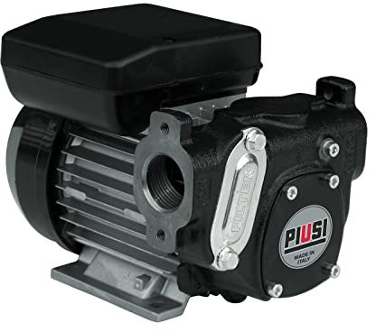 PIUSI Elettropompa per Gasolio, Portata 56 l/min, Alimentazione 230V/50Hz, Ciclo Continuo, Connessione 1 BSP, Valvola Bypass integrata | Panther 56 F00730000