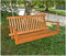 Benelando Hängebank 180kg belastbar Gartenbank Sitzbank Holzbank Gartenschaukel Schaukel