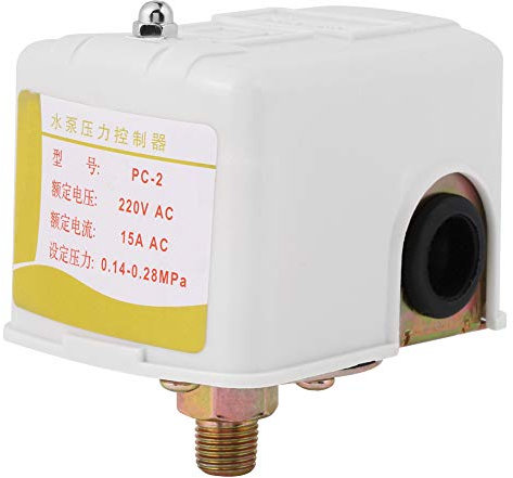 Interrupteur de pression, commande de pressostat, pompe à eau durable interrupteur de pression de pompe à eau pour pompe à eau allumer/éteindre automatiquement