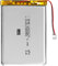EEMB 3,7V Lipo-Akku 3300mAh 675776 wiederaufladbarer Lithium-Polymer-Ionen-Akku mit JST-Anschluss.Stellen Sie sicher, DASS die Polarität des Geräts vor dem Kauf mit Batterie übereinstimmt!!!