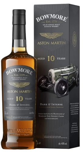 Bowmore 10 Years Old ASTON MARTIN Dark & Intense 40% Vol. 1l in Geschenkbox