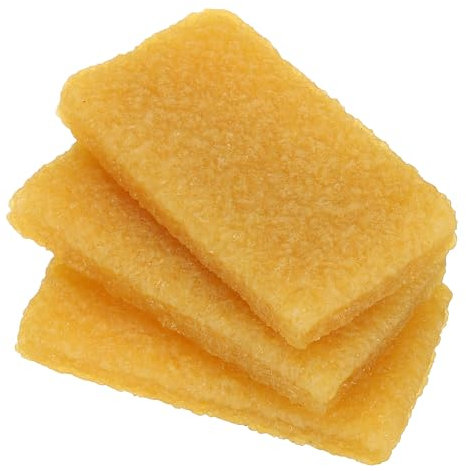 PATIKIL 70x40x10mm Rückstandslöscher Gummi Zementradierer 8 Pack Klebstoff Entferner Reinigungsgerät für Papier Handwerk Schleifen Gürtel Scheiben Skateboard Gelb