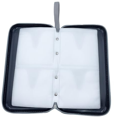 ONEBO 1 Stück Fassungsvermögen 80 Tragbarer CD Tasche