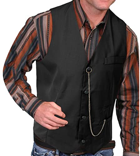 Duohropke Herren Braun Weiches Leder Weste Tasten PU Lederweste Retro Weste Biker Style Casual Fashion Biker Rocker Motorrad Clubweste Motorradfahrer Leder Ärmel Jacken Kuhfell Weste
