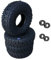 4 neumáticos y cámaras de aire 4.10/3.50-4 4PR Mini Pocket Quad tractor cortacésped quitanieves