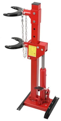 CDZHLTG Hydraulischer Federspanner 3 Tonnen 6600LBS KFZ Werkzeug Federbeinspanner Federbein Spanner 3T Hydraulischer Federkompressor 7-Fach Verstellbar Steuerung Hydraulisches Werkzeug