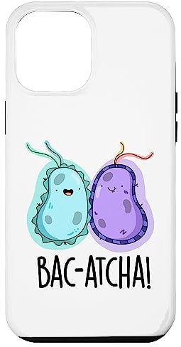 Custodia per iPhone 12 Pro Max Bac-atcha - Gioco di parole divertente con batteri