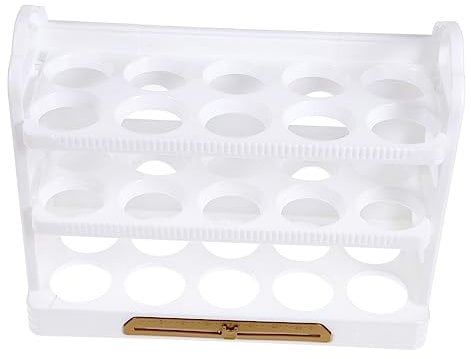 Gadpiparty Egg Storage Box Mini Fridge Organizer Bins Multi-grid Eggs Holder Freestanding
