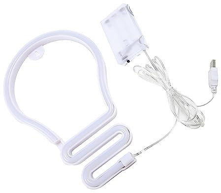jojofuny 1satz Neon Lichtsign Warmem Licht Für Schlafzimmer Partys Und Home Decor Tragbare Tischlampe Und Augenschonend