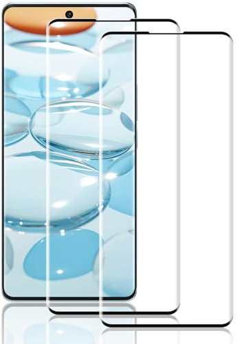 Beukei Panzer Schutz Glas für Vivo V29, 2 Stück Panzer Folie[Anti-Kratzen][Sans Bulless][Fingerabdruck kompatibel][9H Härte] Handyfolie