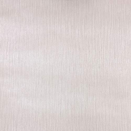 Muriva Texture Lustre Wallpaper for Bedrooms, Living Rooms 315838 - Linear Plain Shiny Finish Pale Pink
