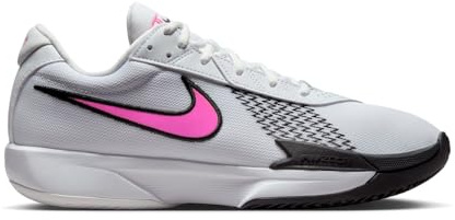 Nike Herren Air Zoom G.T. Cut Academy Basketballschuh, White/Pink Blast/Black, 43