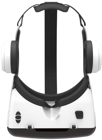 Hogvinnatil Virtual Reality Goggles, Virtual Reality Brille 3D - Einstellbare Virtual -Reality -HD -Objektive Brillen 3D für Handy, Gear Anti-Blue Light Headset für Videospiele