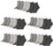 PUMA unisex Quarter Sportsocken Kurzsocken Socken 15 Paar, Farbe:Grau, Menge:15 Paar (5x 3er Pack), Größe:47-49, Artikel:-800 anthracite/l mel grey/m mel grey
